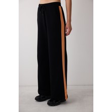 Siyah Yüksek Bel Pio Eşofman Altı - Saude Koleksiyonu