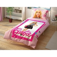 Taç Lisanslı Tek Kişilik Nevresim Takımı Barbie Çek Canlandır
