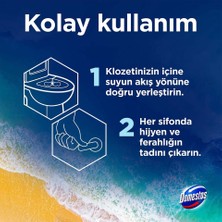 Domestos Wc Blok 5'li Güç Tuvalet Bloğu Okyanus Ferahlığı Maksimum Hijyen 100 gr x 2 Adet