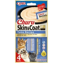 Ciao Ciao Churu Skin&coat -Cilt ve Tüy Sağlığı- Ton Balıklı Ödül Maması 4 x 14G - Petshopundan