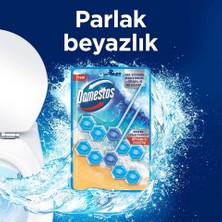 Domestos Wc Blok 5'li Güç Tuvalet Bloğu Okyanus Ferahlığı Maksimum Hijyen 100 gr x 3 Adet