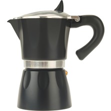 Tohana 6 Cup Moka Cezve - Siyah -150 ml