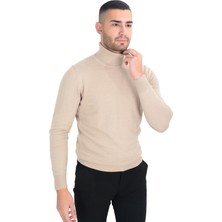 Cengiz Inler Tam Balıkçı Düz Slim Erkek Triko