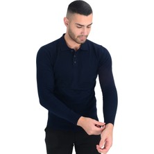 Cengiz Inler Polo Yaka Basic Erkek Triko Kazak