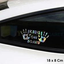 Beruflic Baby On Board Arabada Bebek Var El Izi Hologram Oto Sticker