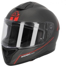 Acerbis Tarmak Carbon 22-06 Kask Siyah Kırmızı