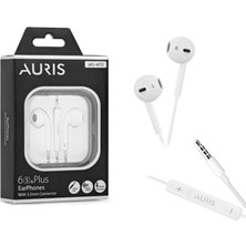 Auris HF03 3.5mm Jack Konektörlü Kablolu Kulaklık + Syrox DT22T-A Type-C Kulaklık Çevirici & Dönüştürücü Aparatı 3.5mm Jack