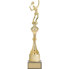 ODAK KUPA - Figürlü Kupalar - Tenis Kadın Figürlü Kupalar FG-031 A - 47 cm