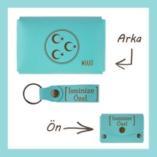 Miaju Turkuaz, Üç Hilal Ve Yıldız, İsme Özel Cüzdan Ve Anahtarlık Takımı, Hilalden Gurur Duyanlar İçin