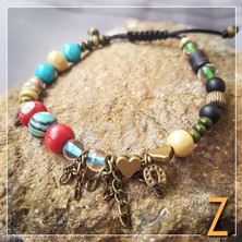 Z Jewelry Art Jahia - El Yapımı Etnik Otantik Bohem Bileklik