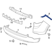 Tampon Bağlantı Braketi Crv 12-14 Arka Sağ (Oem No: 71593-T0A-A01)
