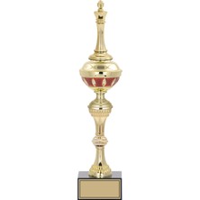 ODAK KUPA - Figürlü Kupalar - Satranç Figürlü Kupalar FG-064 C - 42 cm