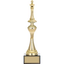 ODAK KUPA - Figürlü Kupalar - Satranç Figürlü Kupalar FG-029 A - 34 cm