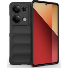 Posso  Xiaomi Redmi Note 13 Pro 4g Uyumlu Kılıf Arkası Dalgalı Içi Kadife Kolay Temizlenebilir Silikon Kapak