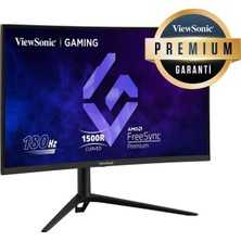 Viewsonic VX2718-PC-MHDJ 27” 1ms 165Hz FreeSync Premium VA Full HD Curved Gaming (Oyuncu) Monitör