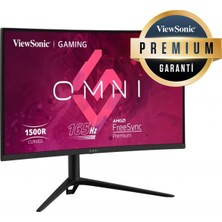 Vıewsonıc 27'' VX2718-2KPC-MHDJ Qhd 2560 x 1440 Freesync 1ms 165HZ 2xhdmı Dp Curved Monitör