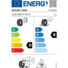 Nokian Tyres 215/55 R17 94H Snowproof 2 Kış Lastiği ( Üretim Yılı: 2023 )