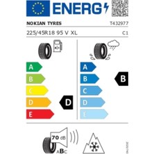 Nokian Tyres 225/45 R18 95V XL Snowproof 1 Kış Lastiği ( Üretim Yılı: 2023 )