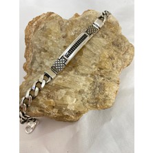 Firuze Gümüş Erkek Gümüş Bileklik