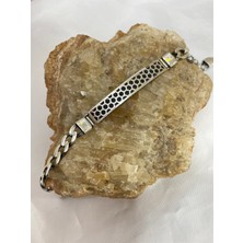 Firuze Gümüş Erkek Gümüş Bileklik