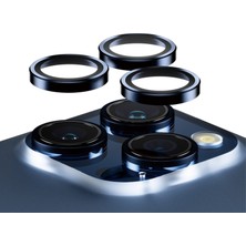 Panzerglass Hoops iPhone 15 Pro / Pro Max Blue Titanium Lens Koruyucu