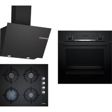Bosch Siyah 3 Lü Ankastre Set 269 ( HBF514BB1T - POP6C6O10O - DWK66PJ60T )