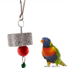Huoxun Shop B Kırmızı Stil Muhabbet Kuşu Ağzı Taşlama Kafes Oyuncağı Öğütme Taşı Muhabbet Kuşu Oyuncak Mineral 4cm Ağzı Taşlama Taşı (Yurt Dışından)