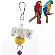 Huoxun Shop B Kırmızı Stil Muhabbet Kuşu Ağzı Taşlama Kafes Oyuncağı Öğütme Taşı Muhabbet Kuşu Oyuncak Mineral 4cm Ağzı Taşlama Taşı (Yurt Dışından)