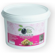 Olis Dilimli Yeşil Zeytin Süzme Ağırlık 2 kg Kova