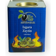 Olis Izgara Yeşil Zeytin 4 XL 141-160 Kalibre Süzme Ağırlık 9 kg Teneke