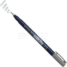 Tombow Fudenosuke Brush Pen Fırça Uçlu Kalem 49 Gray