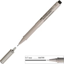 Faber-Castell Faber Castell Ecco Pigment Çizim Kalemi 0.7 mm Siyah