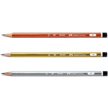 Faber-Castell Kurşun Kalem Metalik Mercanli 2b Üçgen
