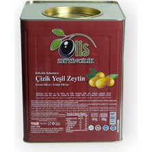 Olis Çizik Yeşil Zeytin Süzme Ağırlık 10 kg Teneke Ambalaj