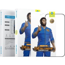 Blueo iPhone 16 Pro Uyumlu Full Display 2.5D İpek HD Cam Ekran Koruyucu