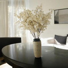 T. Concept Dekoratif Zarif Krem Renk Yapay Çiçek 115 cm