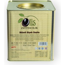 Olis Dilimli Siyah Zeytin Süzme Ağırlık 8 kg Teneke Ambalaj