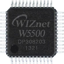 Wiznet W5500 Ethernet Haberleşme Entegresi Internet 48 Pin Lqfp Spı 10/100 Ethernet Mac Tcp Udp Icmp Ipv4