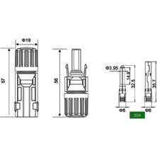 Boldcamper Mc4 Solar Kablo Bağlantı Soketi Güneş Panel Konnektörü Takım