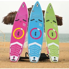 Lethe Boards Kamera Bağlantılı Yoga Sup Paddle Board 335 x 86 cm Ultra Geniş Mseasfree Full Set