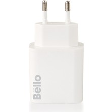 Bello 20W Type-C USB Şarj Cihazı BL-2000 Model Hızlı ve Güvenli Şarj Kompakt Tasarım