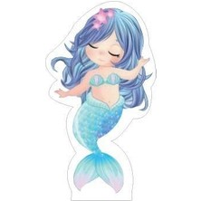 Parti Dükkanım Deniz Kızı Little 1 Ayaklı Pano 34 cm