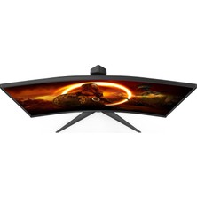 Aoc CQ27G2SE/BK 27" 1 Ms 165Hz Qhd Va Curved Gaming (Oyuncu) Monitörü