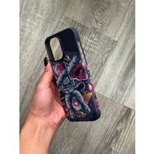 Amida Apple iPhone 11 Uyumlu 360 Ön Arka Full Korumalı Desenli Kılıf