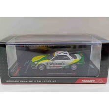 Dianomi Inno 64 Nissan Skyline Gt-R R32 Watson's /8 cm Uzunluğunda Metal Araba Case Kutulu