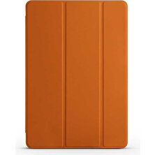 Kilifone - Apple iPad 10.2 2021 (9.nesil) - Tablet Kılıfı Smart Cover Standlı 1-1 Kılıf - Rose Gold