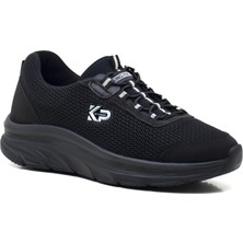 King Paolo F5121 Arch Fıt Krakers - Siyah - Kadın Ayakkabı