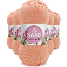 Nako 5 Adet Cotton Lüks Yelek Tunik Kazak Bluz Hırka Ipi Yünü Somon 97594