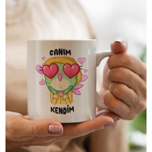 Bk Gift Canım Kendim Tasarımlı Beyaz Kupa Bardak, Arkadaşa Hediye, Doğum Günü Hediyesi