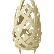 IKEA Solvınden Led'li Yer Lambası, Bej, 45 Cm, Pilli